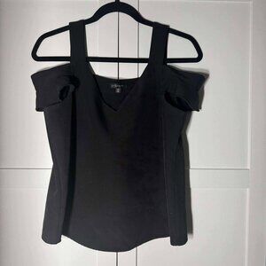 Dynamite Women Off shoulder Blouse top Black SMALL